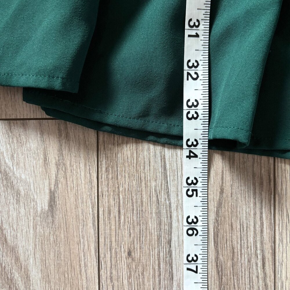 Women’s Tiered Maxi Skirt in Deep Green - Picture 8 of 13